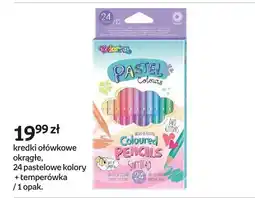 Empik Kredki ołówkowe okrągłe pastelowe Colorino 24 pastelowe kolory z temperówką oferta