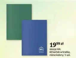 Empik Zeszyt A4 60 kartek w kratkę By Chrono różne kolory oferta