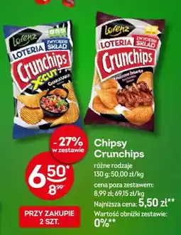 Żabka Chipsy Crunchips Lorenz oferta