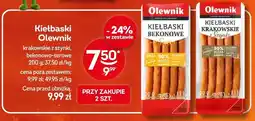 Żabka Kiełbaski krakowskie z szynki Olewnik oferta