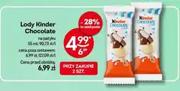Żabka Lody Kinder Chocolate na patyku oferta