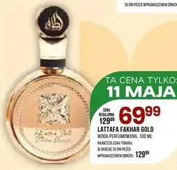 Drogerie Natura Woda perfumowana Lattafa Fakhar Gold oferta