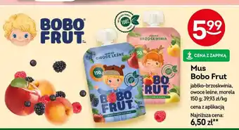 Żabka Mus Bobo Frut owoce leśne oferta