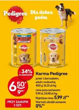Żabka Karma Pedigree adult z wołowiną oferta