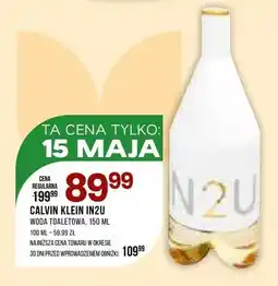 Drogerie Natura Woda toaletowa Calvin Klein IN2U oferta
