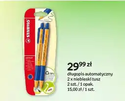 Empik Długopis automatyczny Stabilo 2x niebieski tusz oferta