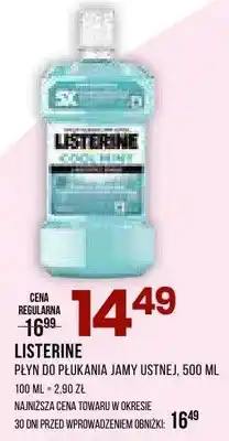 Drogerie Natura Płyn do płukania jamy ustnej Listerine Cool Mint oferta