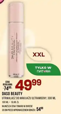 Drogerie Natura Utrwalacz do makijażu ultramocny Daso Beauty XXL oferta
