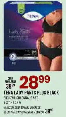 Drogerie Natura Bielizna chłonna Tena Lady Pants Plus Black 9szt oferta
