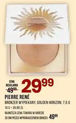 Drogerie Natura Bronzer wypiekany Pierre René Golden Horizon oferta