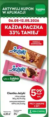 Żabka Ciastka Jeżyki raspberry oferta