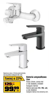 OBI Bateria wannowa Cersanit Zen nr OBI 2838944 oferta