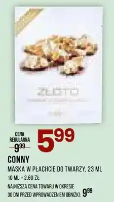 Drogerie Natura Maska w płachcie do twarzy Conny Złoto oferta