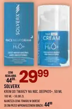 Drogerie Natura Krem do twarzy na noc Deep H2O+ Solverx oferta
