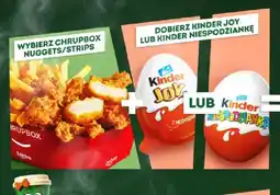 Żabka Zestaw Chrupbox Nuggets/Strips + Kinder Niespodzianka oferta