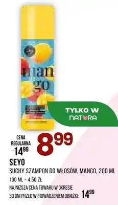 Drogerie Natura Suchy szampon do włosów mango Seyo oferta