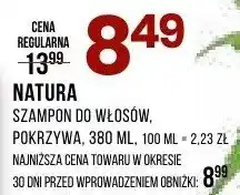 Drogerie Natura Szampon do włosów pokrzywa Natura oferta