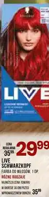 Drogerie Natura Farba do włosów Live Schwarzkopf oferta
