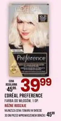 Drogerie Natura Farba do włosów L'Oréal Preference oferta