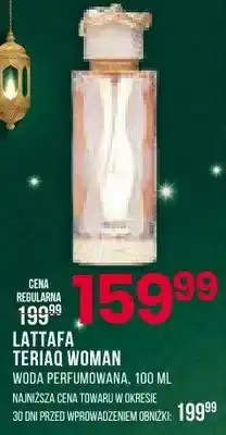 Drogerie Natura Woda perfumowana Lattafa Teriaq Woman oferta