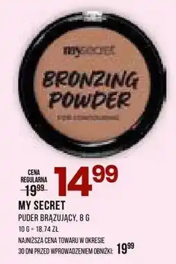 Drogerie Natura Puder brązujący My Secret oferta