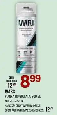 Drogerie Natura Pianka do golenia Wars oferta