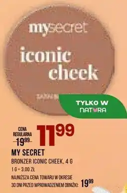 Drogerie Natura Bronzer Iconic Cheek My Secret oferta
