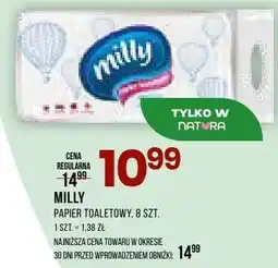 Drogerie Natura Papier toaletowy Milly 8szt oferta