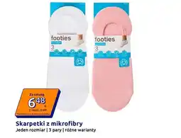 Action Skarpetki z mikrofibry Footies 3 pary oferta
