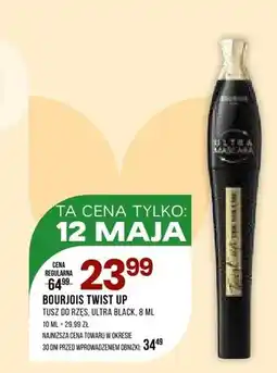 Drogerie Natura Tusz do rzęs Bourjois Twist Up Ultra Black oferta
