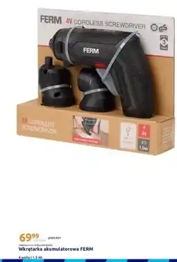 Action Wkrętarka akumulatorowa FERM 4V 1,5Ah oferta