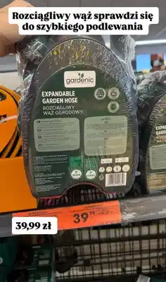 Biedronka Rozciągliwy wąż ogrodowy Gardenic Expandable Garden Hose oferta