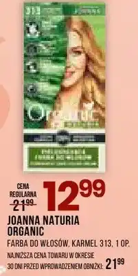 Drogerie Natura Farba do włosów Karmel 313 Joanna Naturia Organic oferta