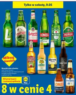 Lidl Wszystkie piwa w butelce oferta
