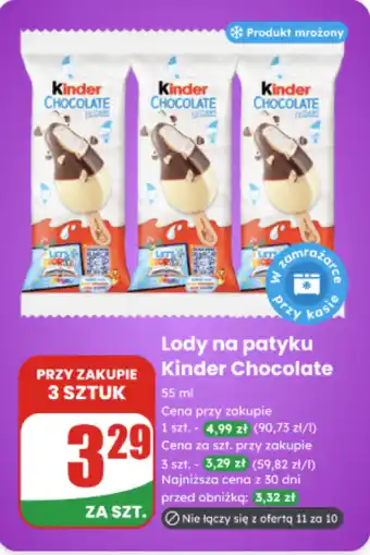Lody na patyku Kinder Chocolate