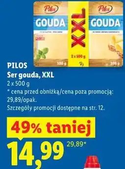 Lidl Pilos Ser gouda, XXL oferta