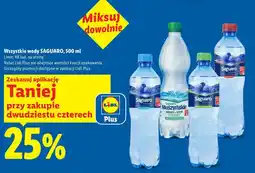 Lidl Wszystkie wody SAGUARO oferta