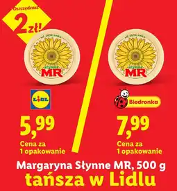 Lidl Margaryna Słynne MR, 500 g tańsza w Lidlu oferta