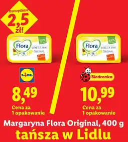 Lidl Margaryna Flora Original oferta
