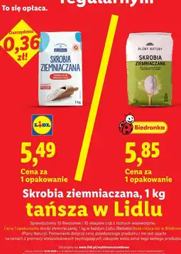 Lidl Skrobia ziemniaczana, 1 kg Belbake oferta