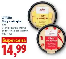 Lidl Filety z tuńczyka oferta