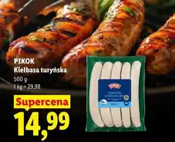 Lidl Kiełbasa turyńska oferta
