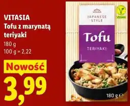 Lidl VITASIA Tofu z marynatą teriyaki oferta