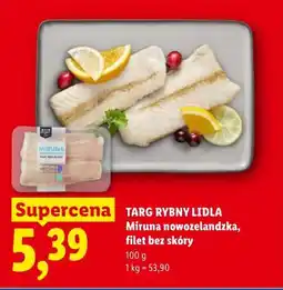 Lidl Miruna nowozelandzka, filet bez skóry oferta