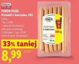 Lidl PIKOK PURE Parówki z kurczaka, XXL oferta