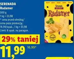 Lidl SERENADA Radamer oferta