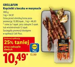 Lidl GRILL&FUN Kręciołki z boczku w marynacie oferta