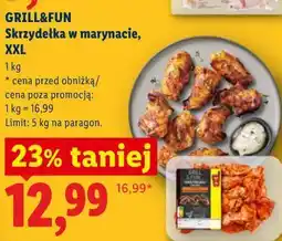 Lidl GRILL&FUN Skrzydełka w marynacie, XXL oferta