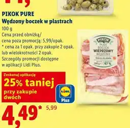 Lidl Wędzony boczek w plastrach oferta