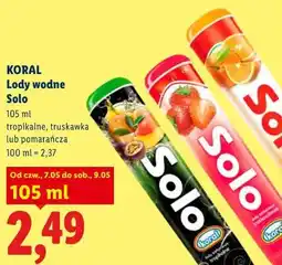 Lidl Lody wodne Solo KORAL oferta